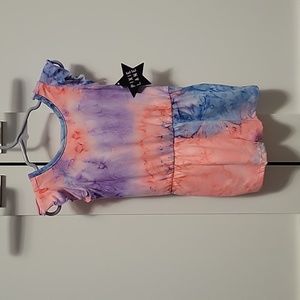 New baby girl size 6-12m, 12-18m and 18-24m tie dye romper